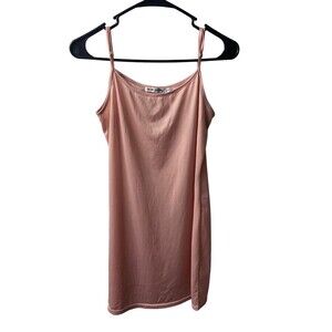 Oh My Julian Nightgown Medium Slip Pink Knee Length Strappy Adjustable